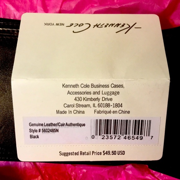 HOLD—Men’s Kenneth Cole leather wallet NWT - Picture 6 of 10